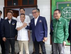 Para Elite Partai NasDem Sambangi Sekber Koalisi Gerindra-PKB