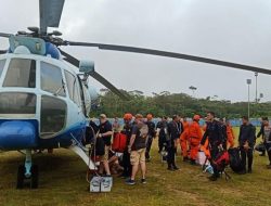 Evakuasi Korban Kecelakaan Heli Kapolda Jambi Terkendala Kabut Tebal