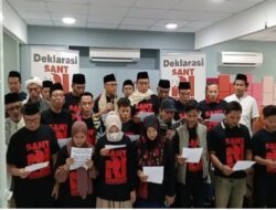 Santri Spartan Deklarasi Dukung Ganjar-Mahfud di Pilpres 2024
