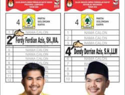 2 Caleg Dari Golkar Mohon Doa Restu Dan Dukunganya