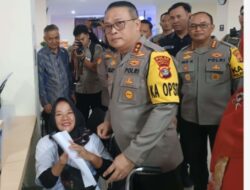 Gedung SPKT Diresmikan,Kapolda Lampung ikut Melayani Masyarakat
