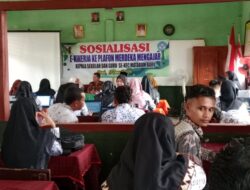 SOSIALISASI E-Kinerja Ke Plafon Merdeka Mengajar Kepala Sekolah & Guru SE KEC Mataram Baru Lamtim