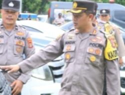 Kapolres Lampung Tengah  Pimpin langsung Pengamanan Pemilu 2024