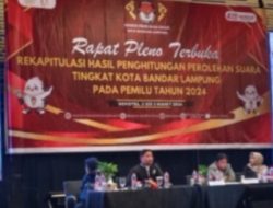 Rekapitulasi Hasil Pemilihan Umum Kota Bandar Lampung: Paslon 02 Unggul dengan Dukungan 354.300 Suara