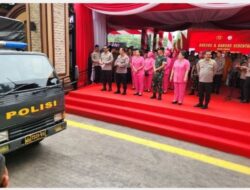 Sambut HUT Bhayangkara Ke-78 Kapolri Pimpin Pelepasan Baksos dan Bansos