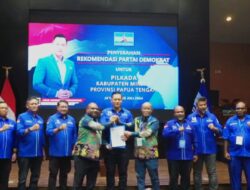 Demokrat Resmi Usung Alex Omaleng dan Yusuf Rombe maju di Pilbup Mimika 2024
