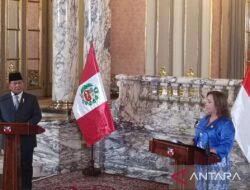 Prabowo dianugerahi penghargaan oleh Presiden Peru