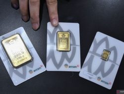 Emas Antam 9 Desember turun Rp5.000 ke angka Rp1,503 juta per gram