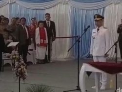 Welly Titah dan Anisya Bambungan Resmi Dilantik sebagai Bupati dan Wakil Bupati Talaud Periode 2025–2030