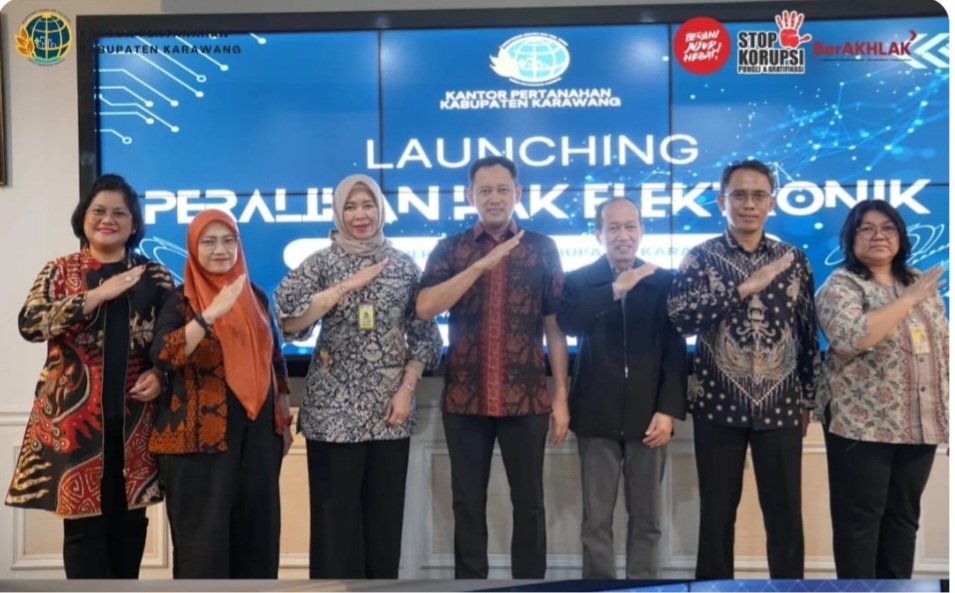 Transformasi Digital: Kantah Karawang Resmi Terapkan Layanan Peralihan Hak Tanah Elektronik