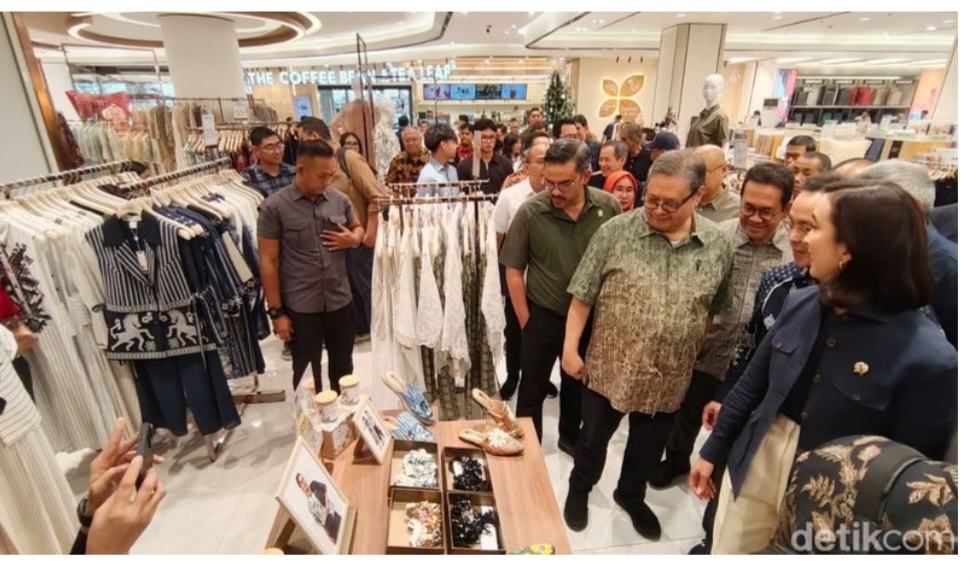 Jelang BINA Indonesia Great Sale 2025, Airlangga dan Sejumlah Menteri Kunjungi Pondok Indah Mall