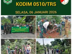 Danramil Cisoka Bersama Warga Desa Munjul Gelar Aksi Hari Sejuta Pohon dan Lingkungan Hidup Sedunia