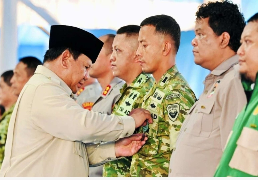 Letkol Czi Dili Eko Setyawan Terima Satya Lencana Wira Karya atas Kontribusi Swasembada Pangan 2025